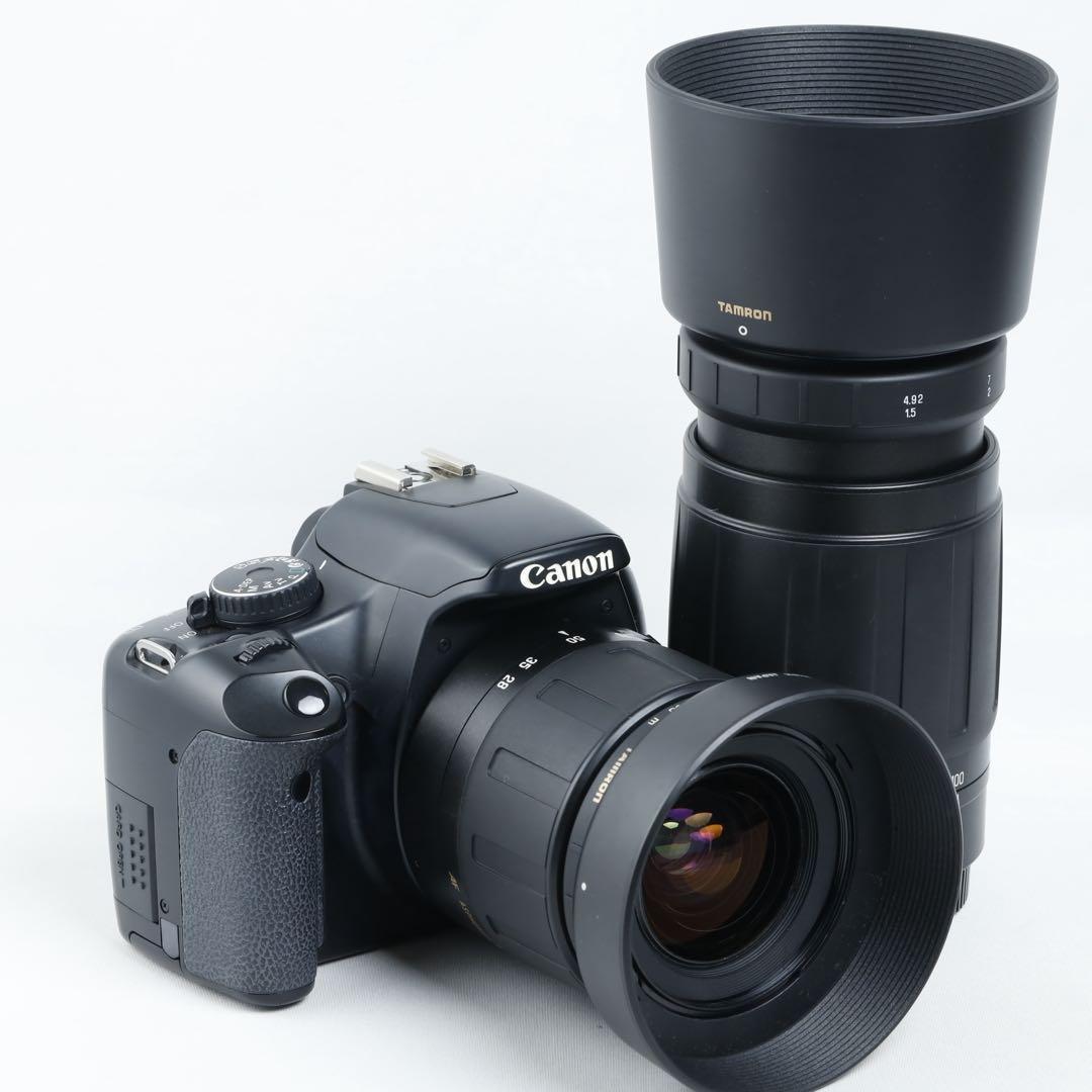 ダブルレンズセット☆Canon EOS kiss X2初心者☆スマホ転送☆彡 - メルカリ