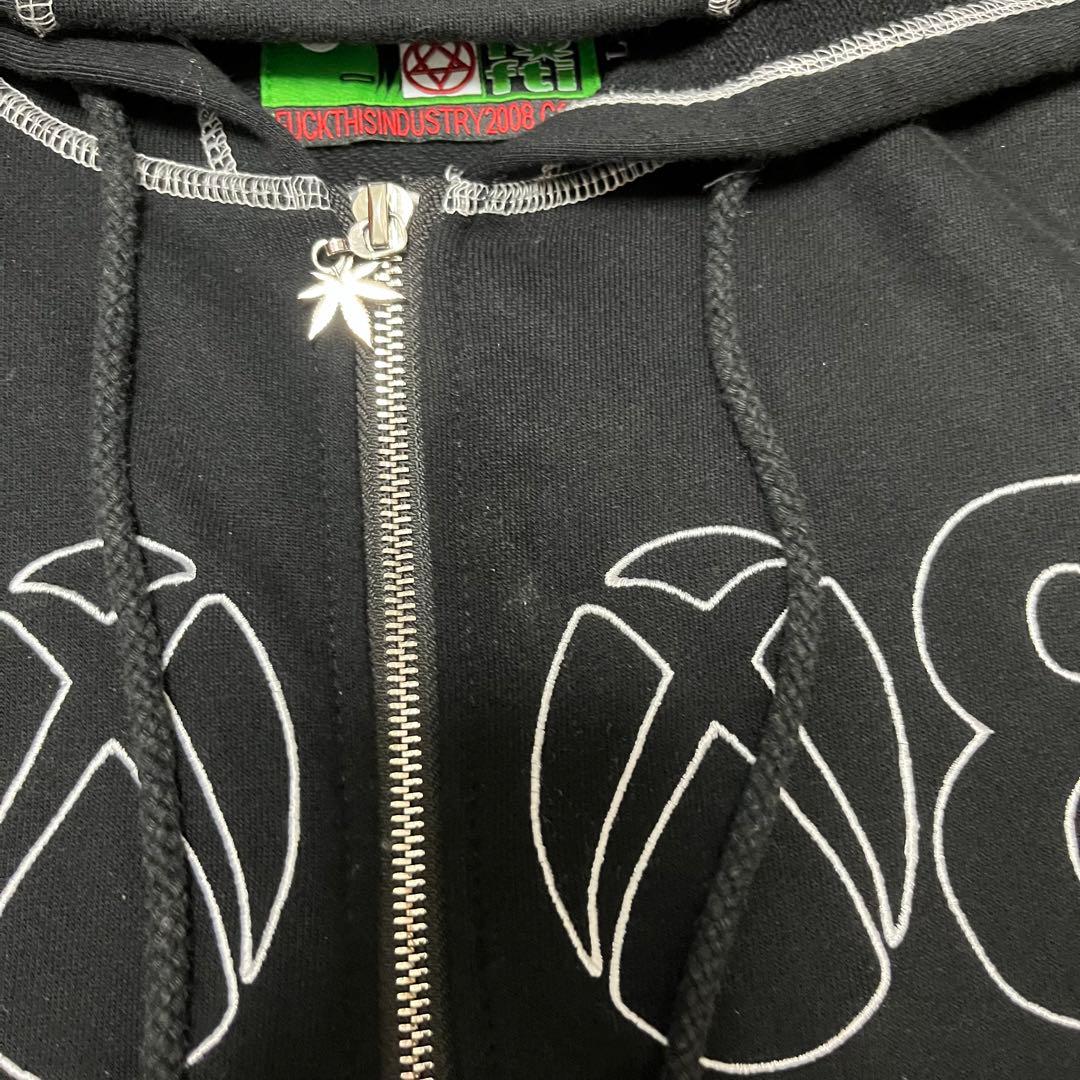 fuckthisindustry zip foodie ジップパーカー fti - メルカリ