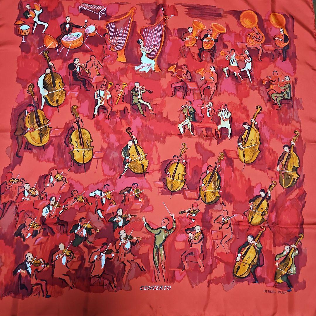 ◾新品・未使用 箱&リボン付き エルメス スカーフ オーケストラ - メルカリ