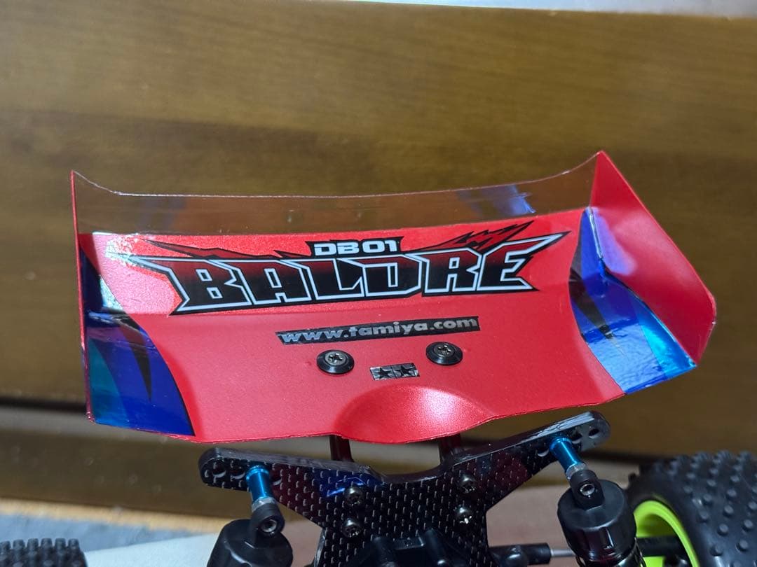 全て新品！タミヤDB01バルドル カーボン・ギヤデフ・アルミ他OP多数、メカ付属