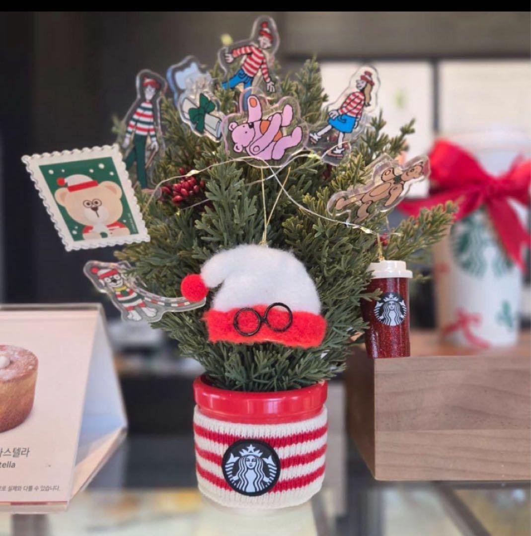 韓国限定 スタバ ジョイフル ウォーリー クリスマス ツリー フルセット