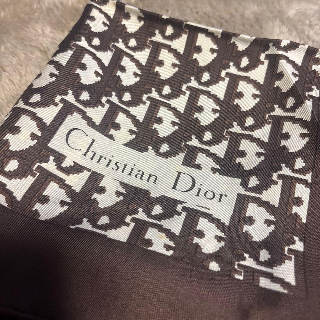 最終値下げ！Christian Dior シルク スカーフ - メルカリ
