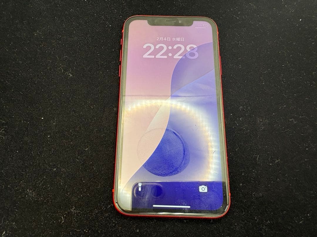 iPhoneXR (PRODUCT) 64GB レッド バッテリー残量80％ iPhone XR 中古Aランク 64GB レッド バッテリー最大容量83% MT062J/A