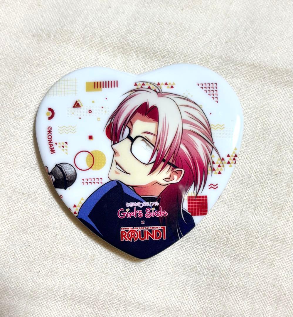 ときメモ ラウンドワン ハート缶バッジ 七ツ森実 - メルカリ