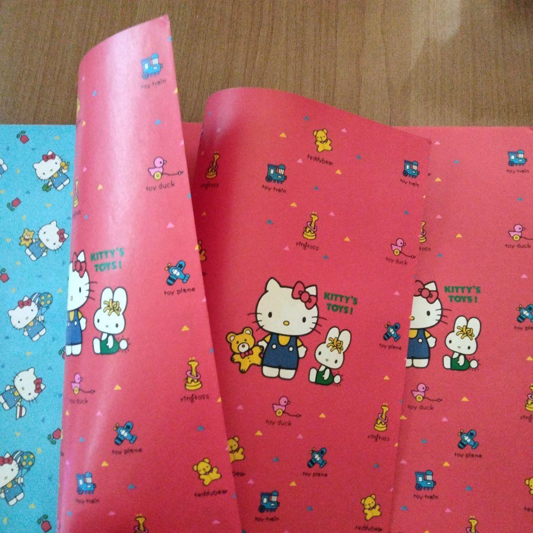 《レア》ハローキティ ラッピングパッド 8シート 1976年 日本製