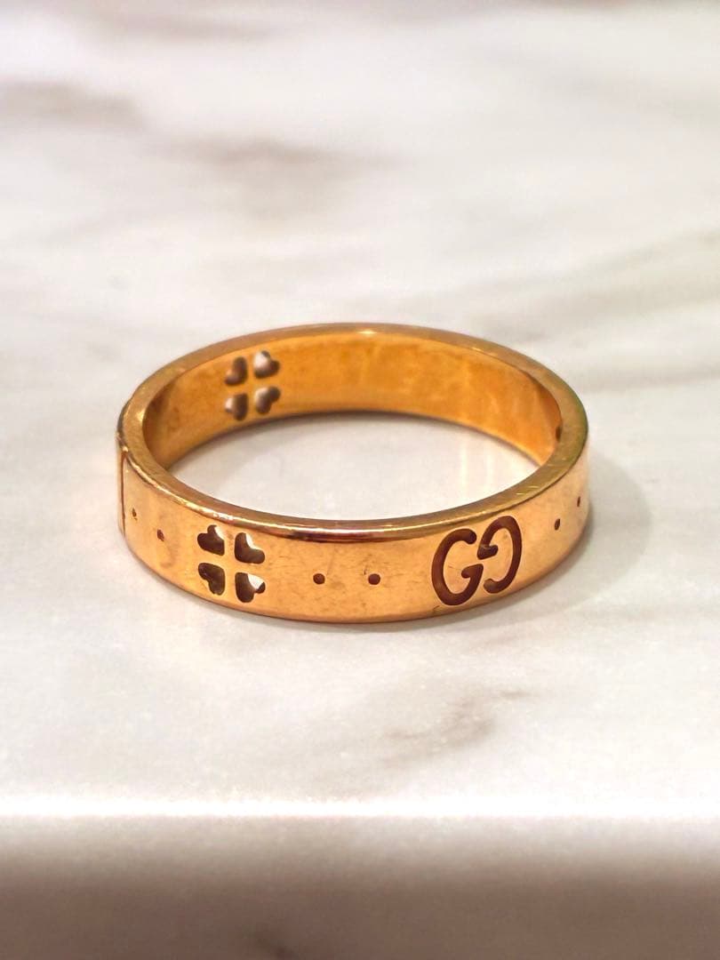 GUCCI アイコンリング ピンクゴールド K18PG 13号 リング 指輪 GUCCI（グッチ） アイコンリング #13 リング・指輪 K18ピンクゴールド