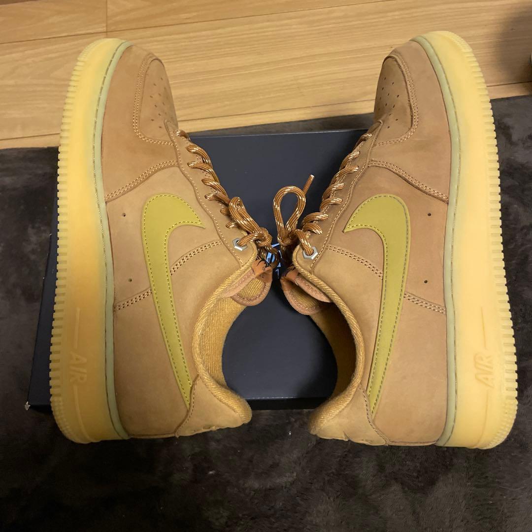 Nike Air Force 1 ブラウン スニーカー ウィート 29.0 - メルカリ