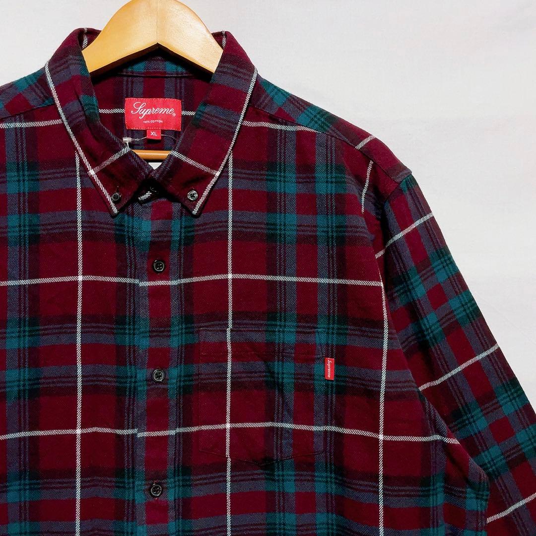 Supreme Tartan Plaid Flannel Shirt 16AW - メルカリ