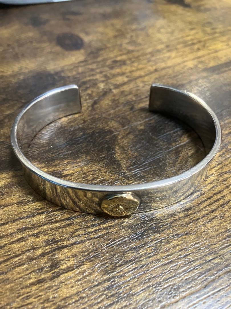 《美品》WINGROCK ウイングロック　k18ポイント付き ブレス　バングル