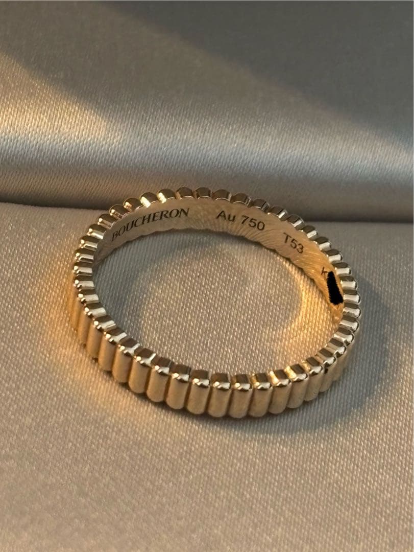 極美品】ブシュロン キャトル グログラン リング PG #53 保証書•箱