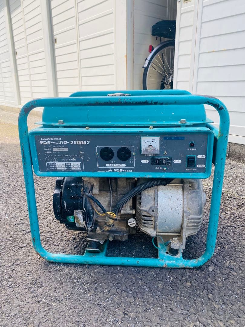 サ*ン様 Denyo 2600U2 ガソリン発電機 店頭受取り限定】デンヨー ガソリン発電機 GA-2600U2【岩槻店