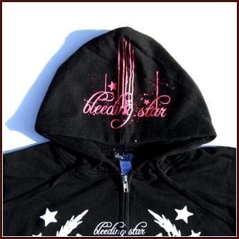 Bleeding Star Clothing ブラックパーカー