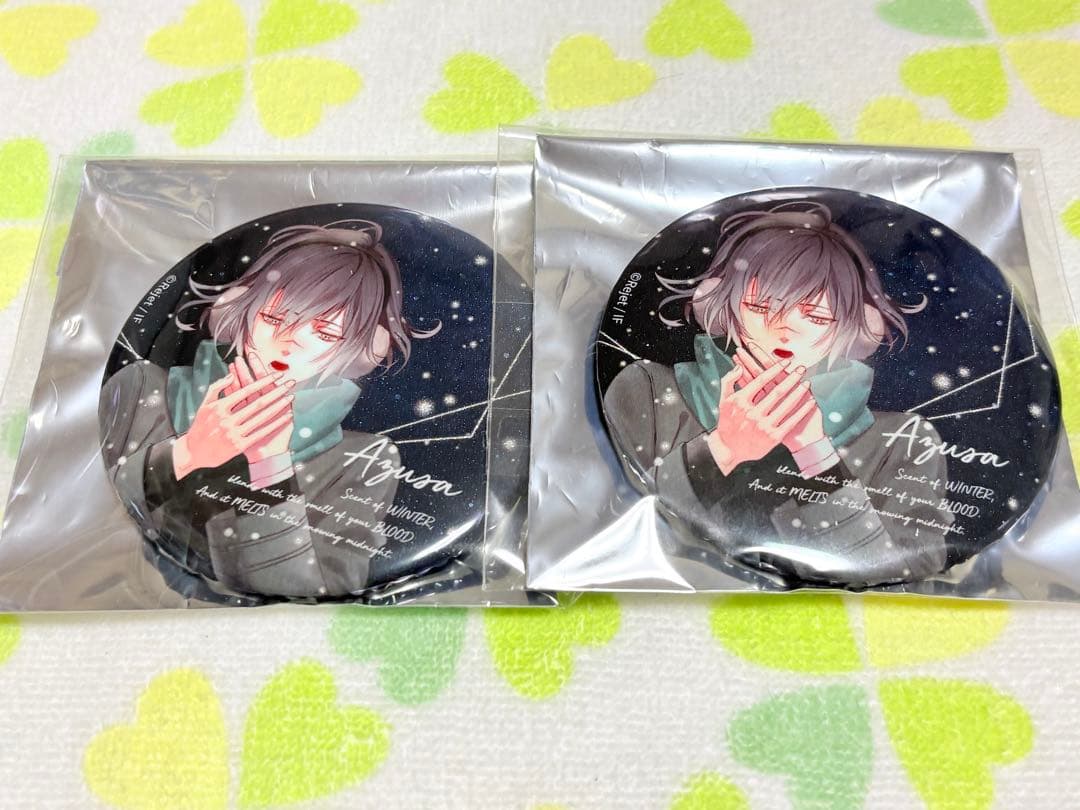 無神アズサ ディアラバ WoL グリッター缶バッジセット - メルカリ