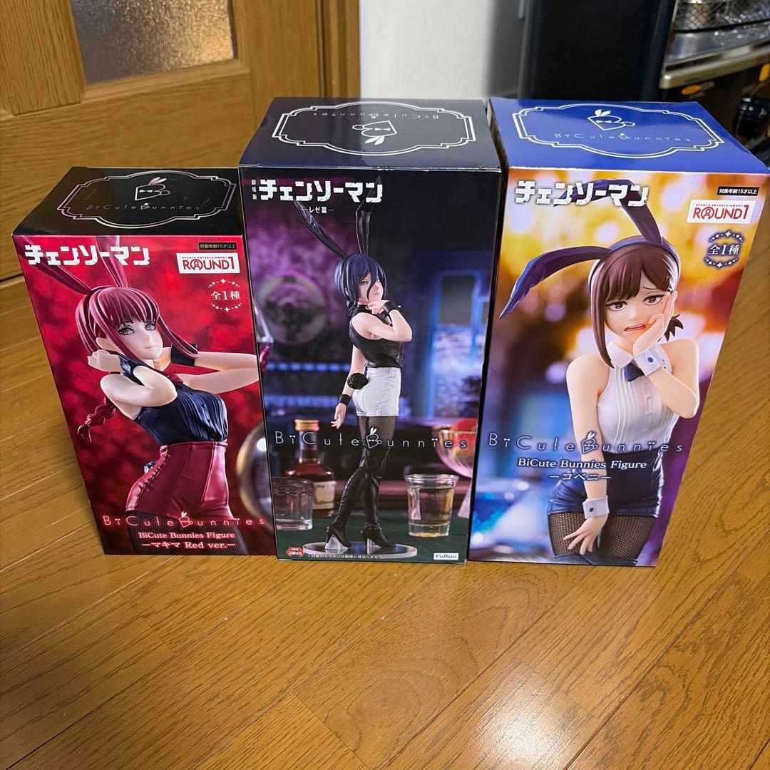チェンソーマン フィギュア 3体セット マキマ・レゼ・コベニ バニーver
