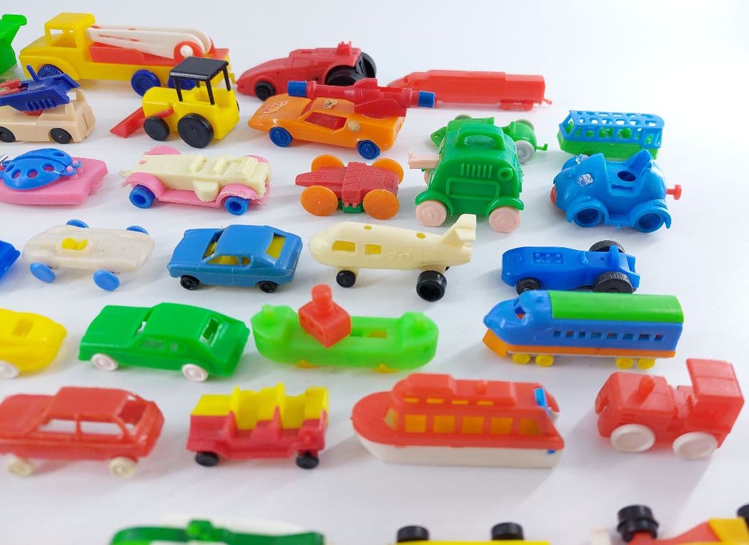 当時物 グリコ おまけ 乗り物 70個 まとめ売り 中古現状品