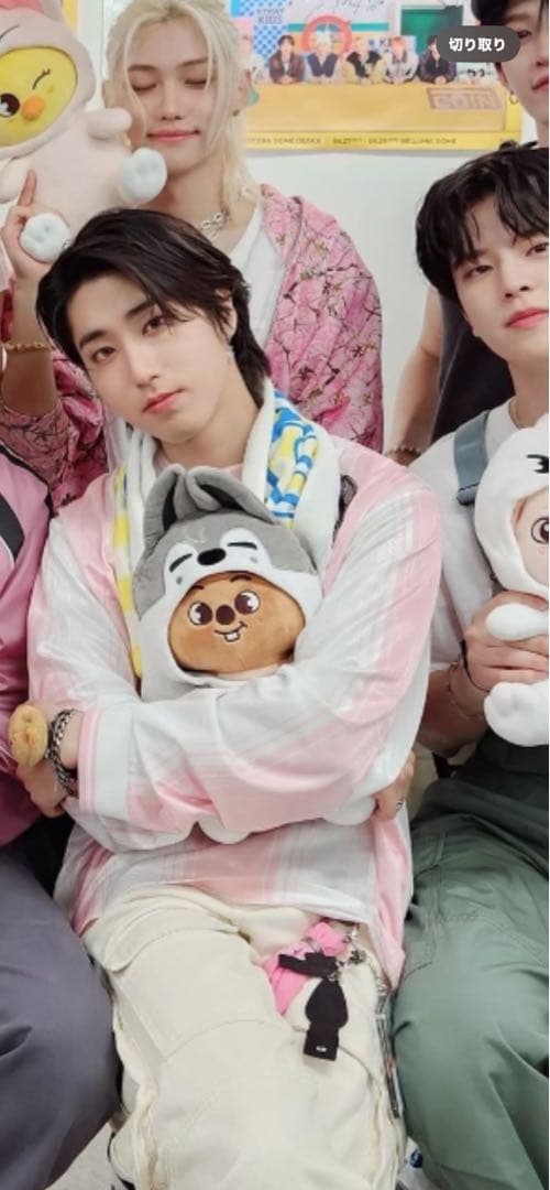 ストレイキッズ スキズ SKZOO ハンクオッカ ハン 抱きぬいぐるみ