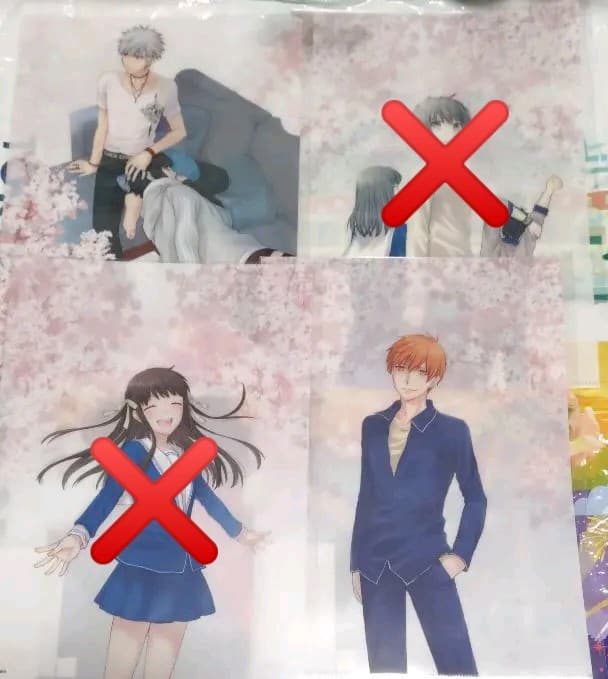 フルーツバスケット EDエンディング描き下ろし クリアファイル 4種 草