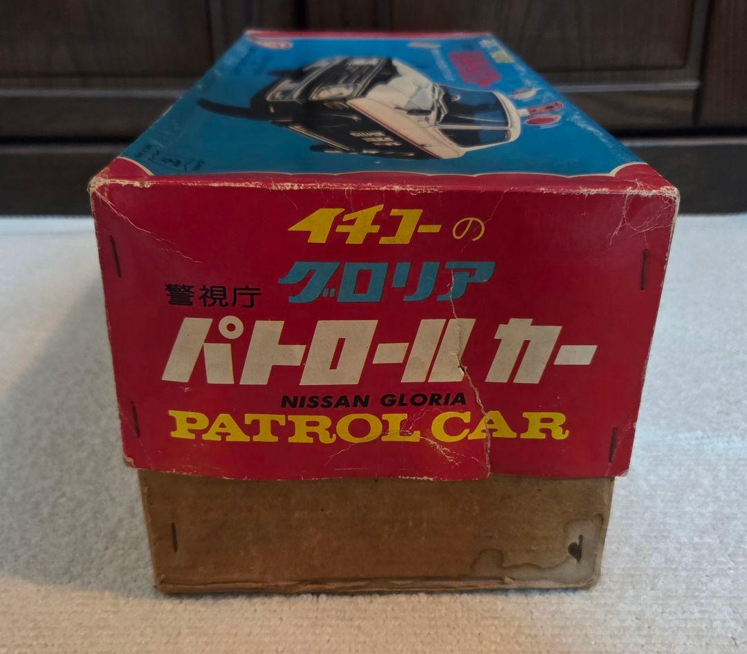 年代物】【箱付】イチコー グロリア パトロールカー ブリキ - メルカリ