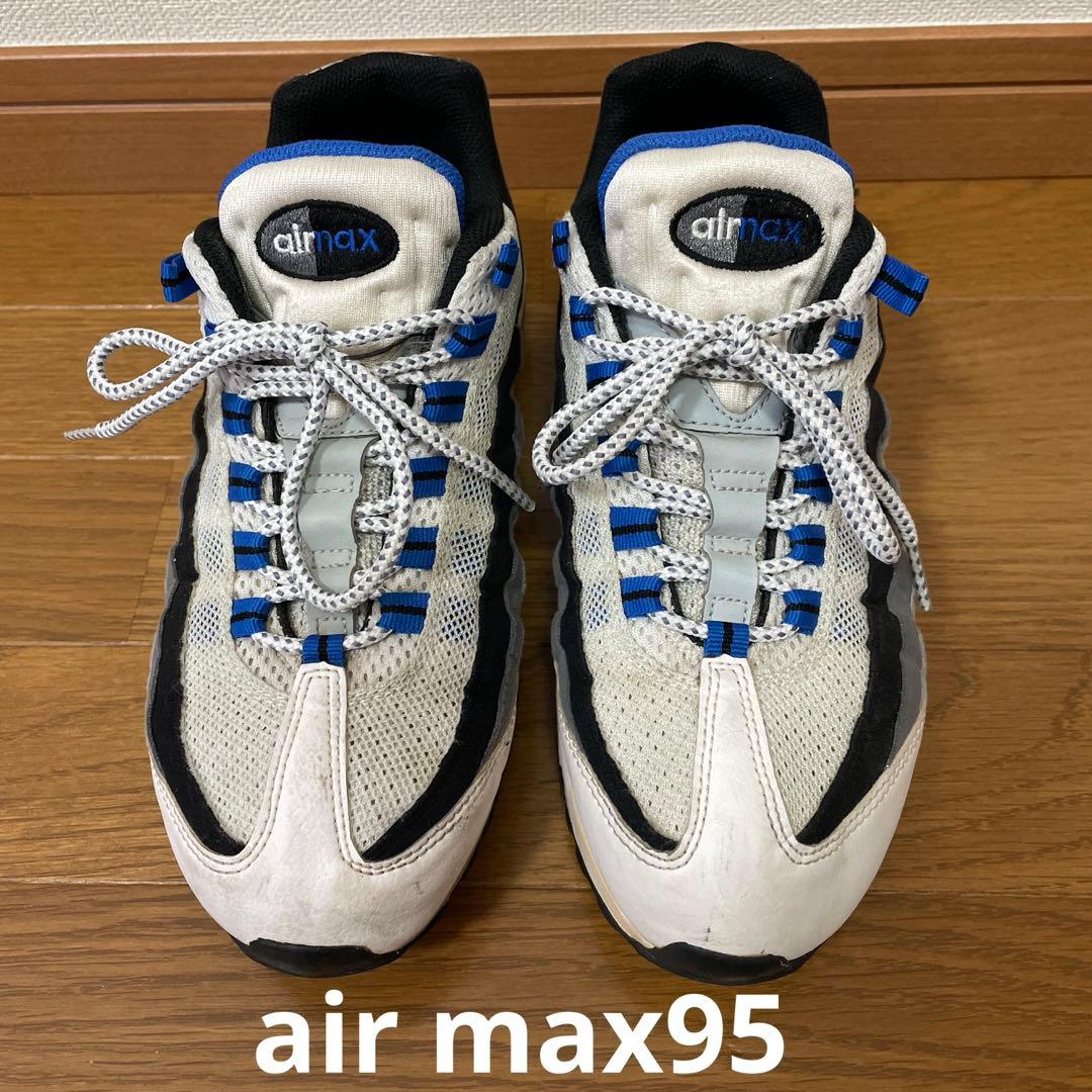 air max 95スニーカー ホワイト/ブルー エア マックス 95 NIKE AIR MAX WHITE/CRYSTAL BLUE ( ナイキ エア