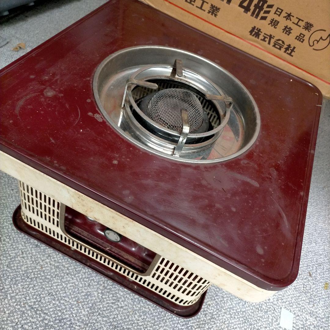 動作確認OK!昭和レトロ　トヨホームヒーター《角型》HH-4形芯上下式石油コンロ