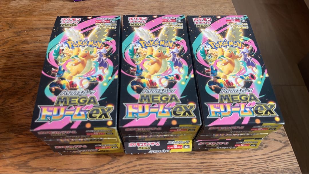 megaドリームex　6箱セット　新品未開封　ぺりぺりなし 新品未開封]ポケカ MEGAドリームEX 1BOX シュリンクなしぺりぺりあり
