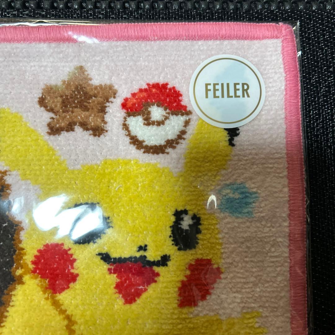 FEILER フェイラー ピカチュウ イーブイ ハンカチラブラリーバイフェイラー