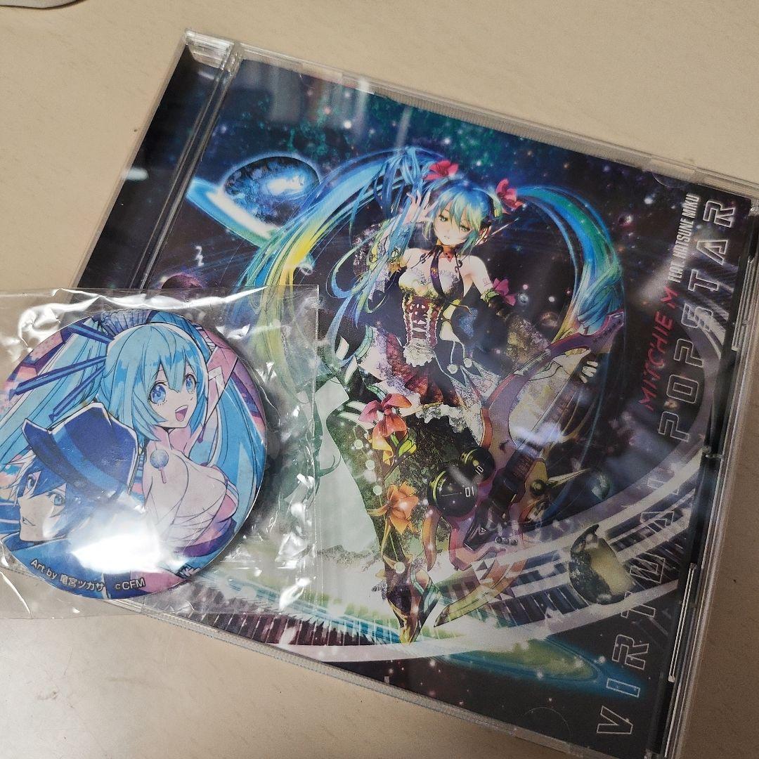 直筆サイン&缶バッジ付】MitchieM VIRTUAL POPSTAR CD - メルカリ