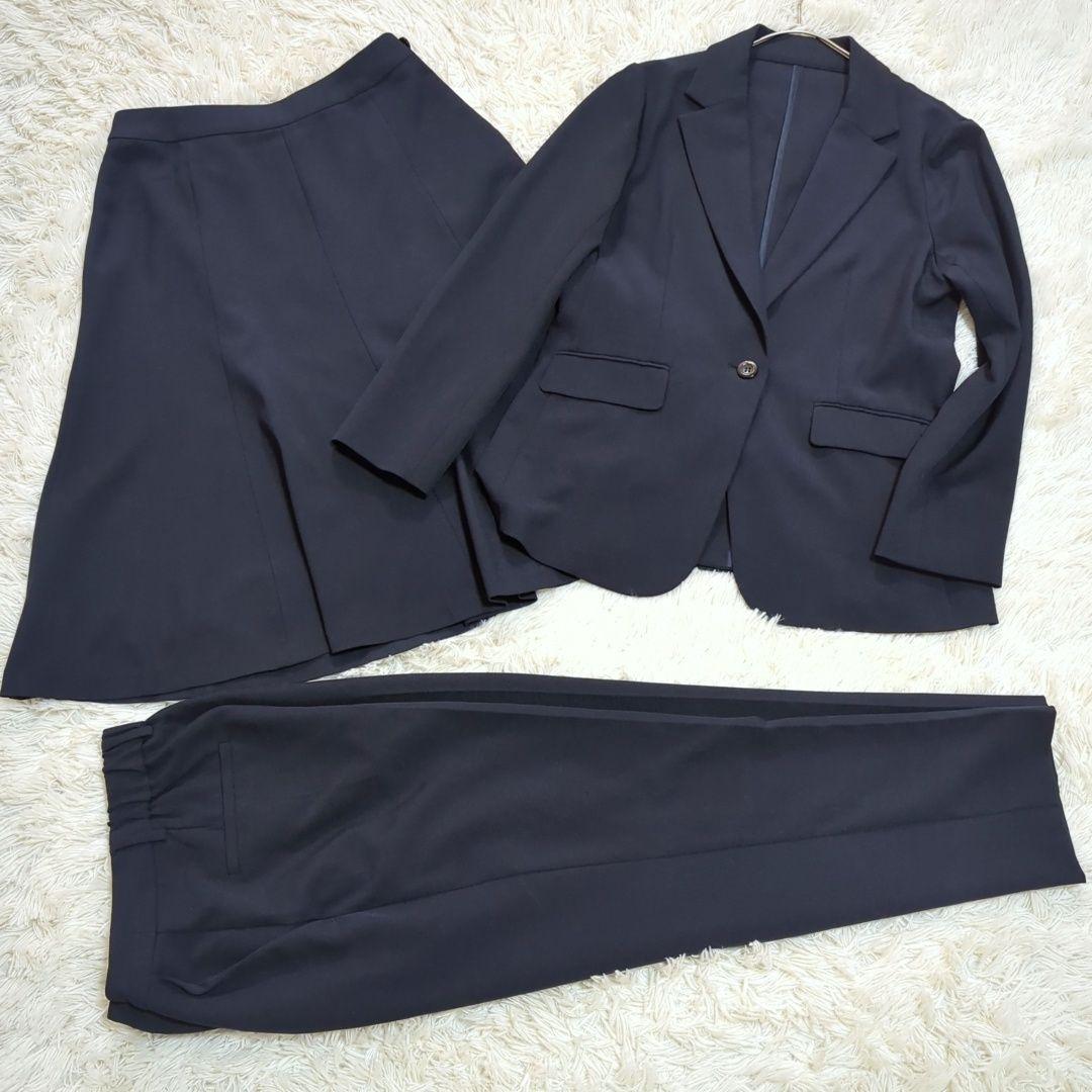 極美品 anysis 23年モデル スリーピース ジャージースーツ ネイビー 2 コンフォートスーツ スリーピース 紺織柄無地 MAJI スリム【AOKI公式通販】