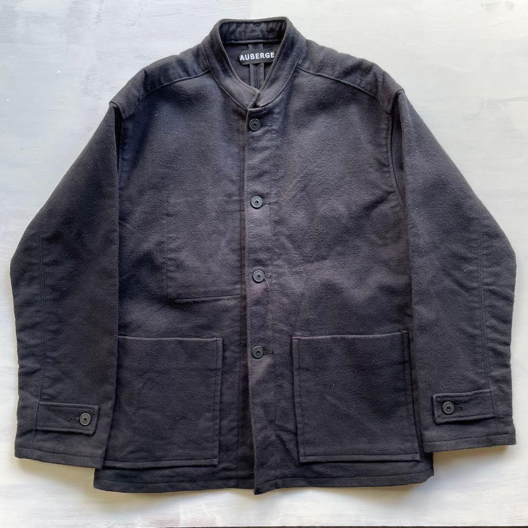 希少雰囲気抜群 AUBERGE GM MARINE ジャーマンレザー ジャケット