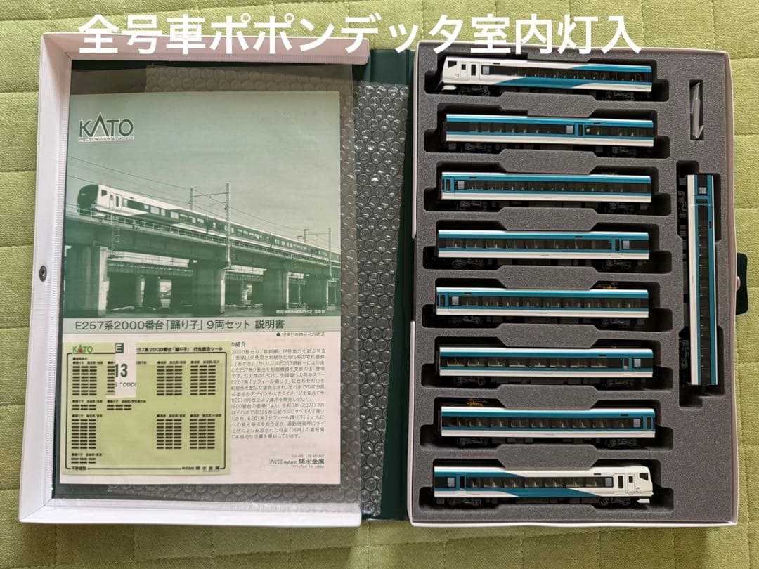 KATO E257系2000番台 踊り子 湘南 9両セット チラつかない室内灯入 E257系2000番台 踊り子 その1 入線報告 - ナマケモノ写真館