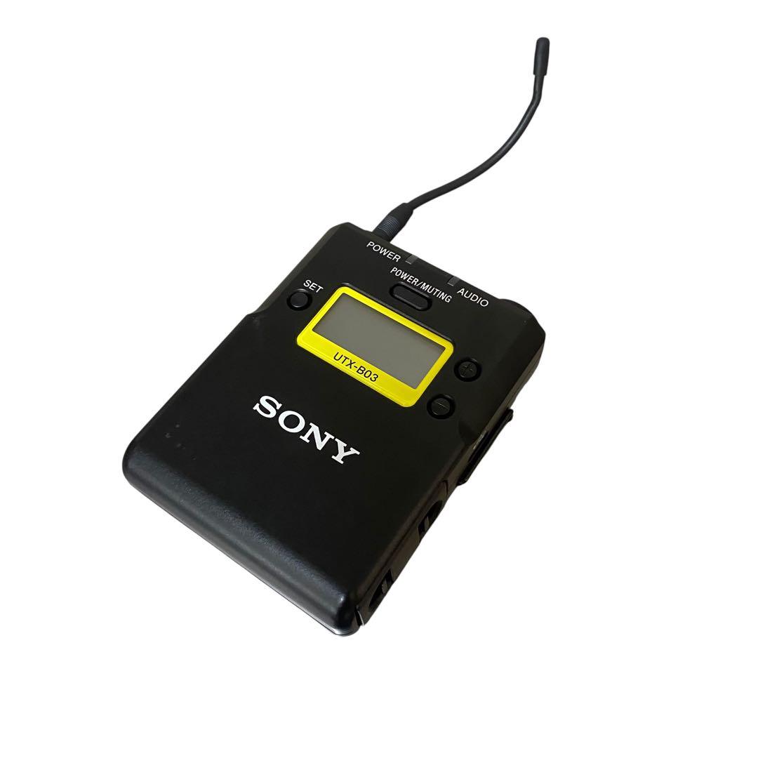 良品】SONY UTX-B03 URX-P03 ワイヤレスシステム - メルカリ