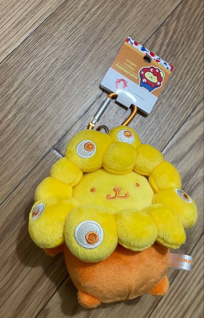 ミャクミャク×サンリオ　推しカラー　ポムポムプリン 限定 サンリオ ミャクミャク 大阪万博 推しカラー ポムポムプリン 黄色