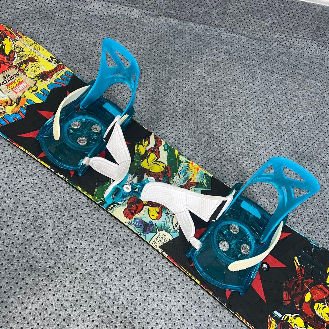 希少 キッズスノーボード 115cm BURTON MARVEL×バイン×ブーツ - メルカリ