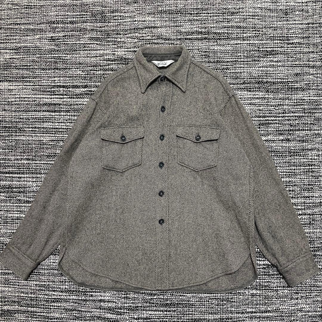 WOOLRICH ウールリッチ 70s 白タグ USA製 CPO ウールシャツ - メルカリ