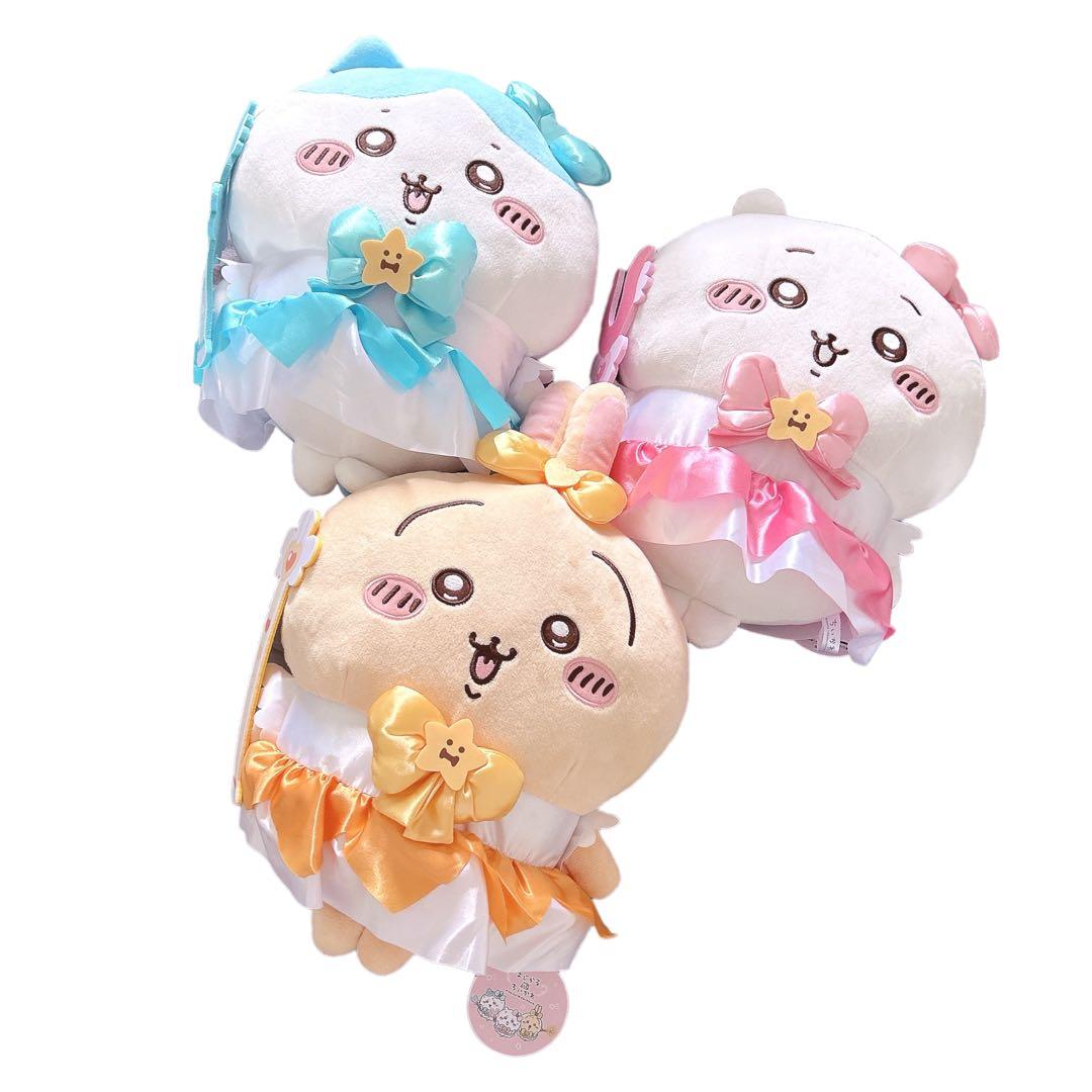⭐️新品未使用⭐️まじかるちいかわBIG ぬいぐるみ ハチワレ うさぎ 全3種セット
