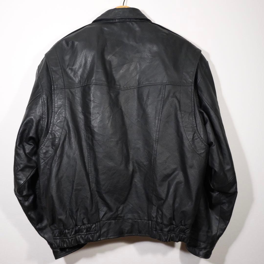90s WILSON A-2 タイプ 短丈 レザージャケット ブラック - メルカリ