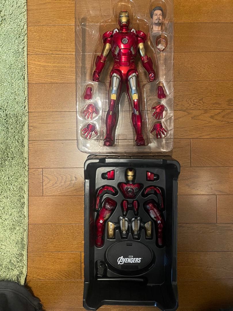 Hot toysセット アイアンマン　ロケット　キャプテンアメリカ　マイティソー