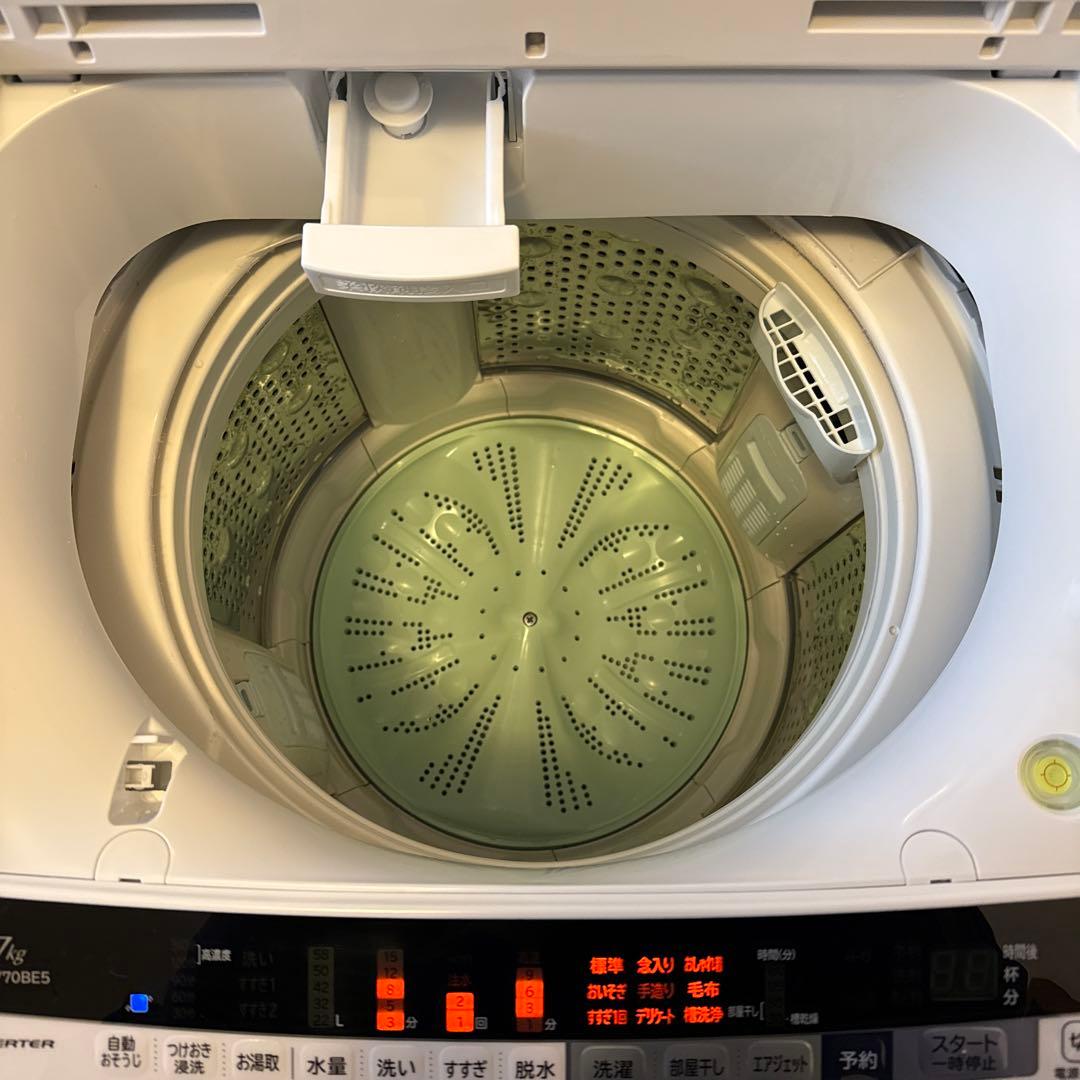 美品】HITACHI 日立 洗濯機 BW-V70BE5形 2018年製 - メルカリ