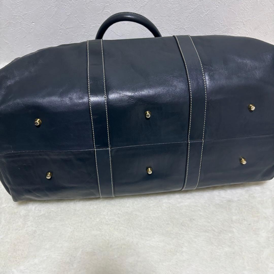 yuka様 HIROFU ヒロフ ボストンバッグ Hロゴ型押し オールレザー