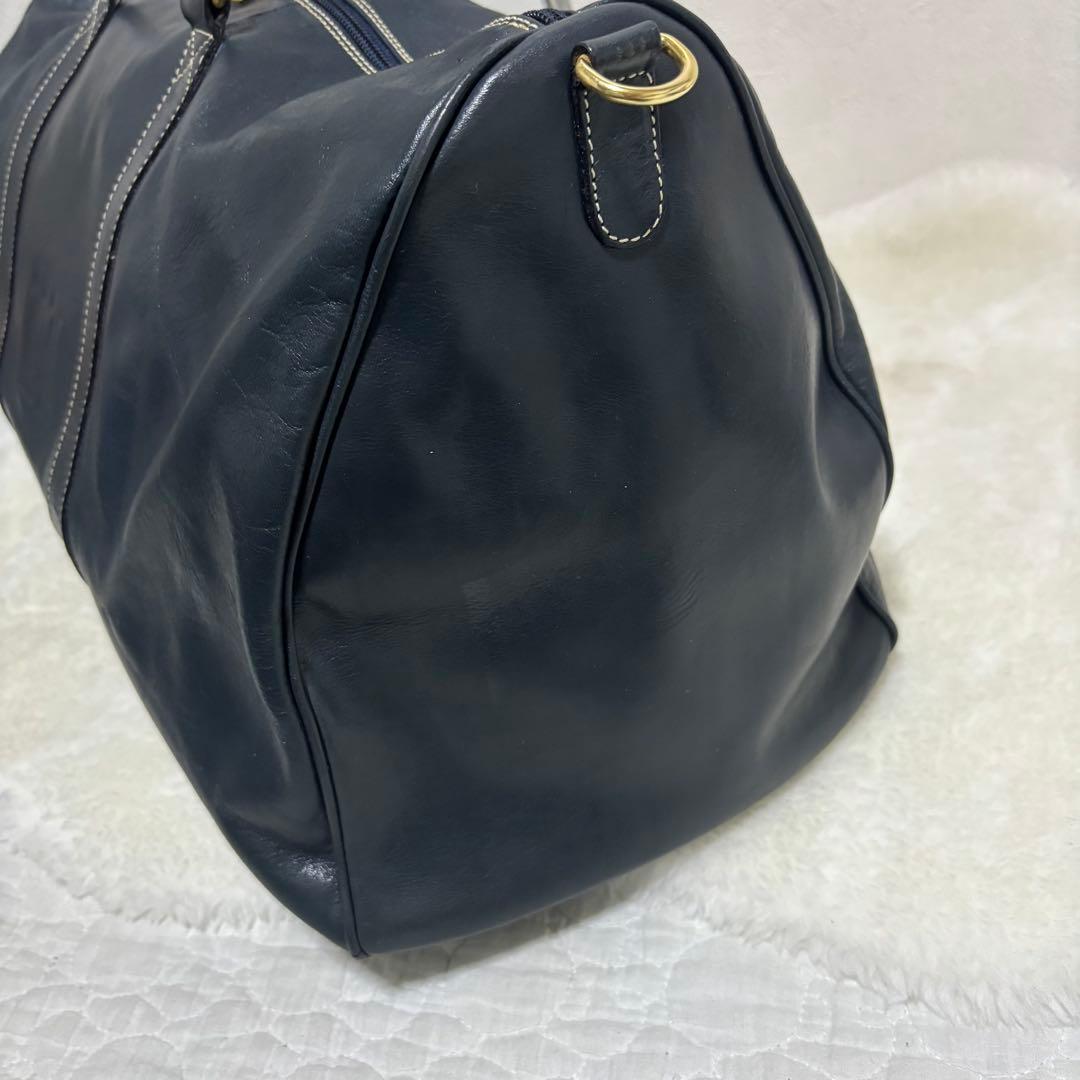 yuka様 HIROFU ヒロフ ボストンバッグ Hロゴ型押し オールレザー