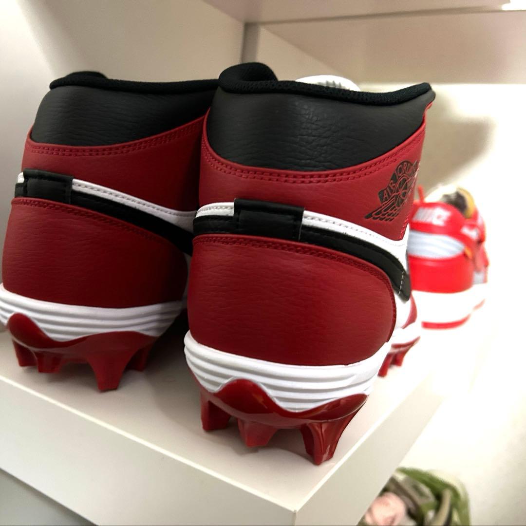 ⭐️貴重品！NIKEナイキエアジョーダン1フットボールスパイクシカゴ