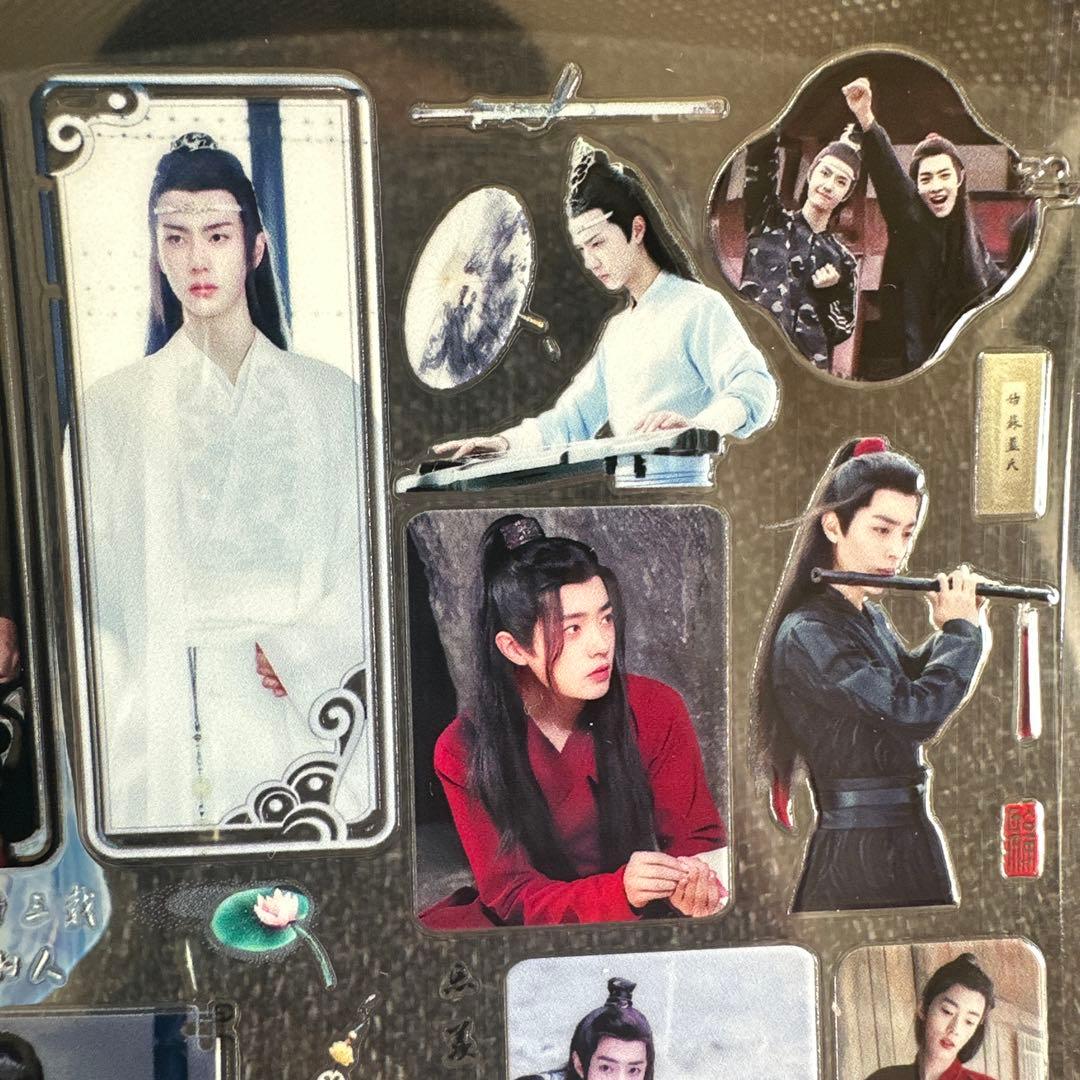 15×15cm 肖戦 転写ステッカー 耐油 防水ステッカー 2枚セット❣️0208