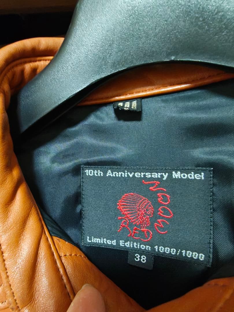 値下げ不可【美品】REDMOON 10周年記念モデル レザージャケット 38