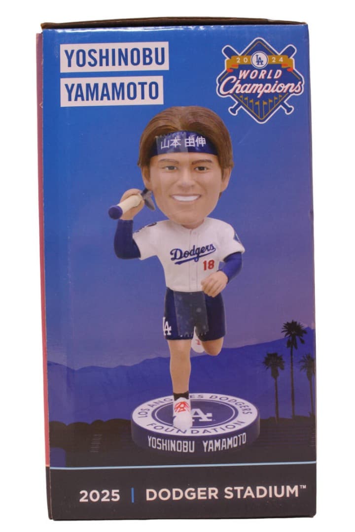 [新品] 山本由伸選手 ボブルヘッド ジャベリン（槍） 2025年9月27日 新品] 山本由伸選手 ボブルヘッド ジャベリン（槍） 2025年9月27日