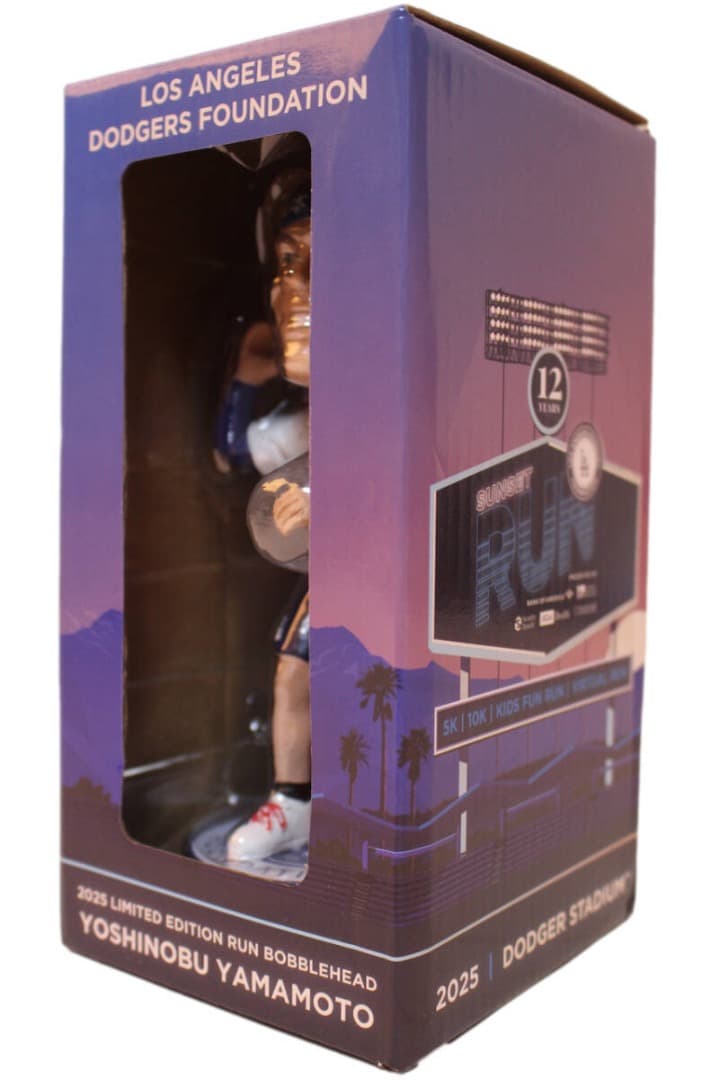 新品] 山本由伸選手 ボブルヘッド ジャベリン（槍） 2025年9月27日