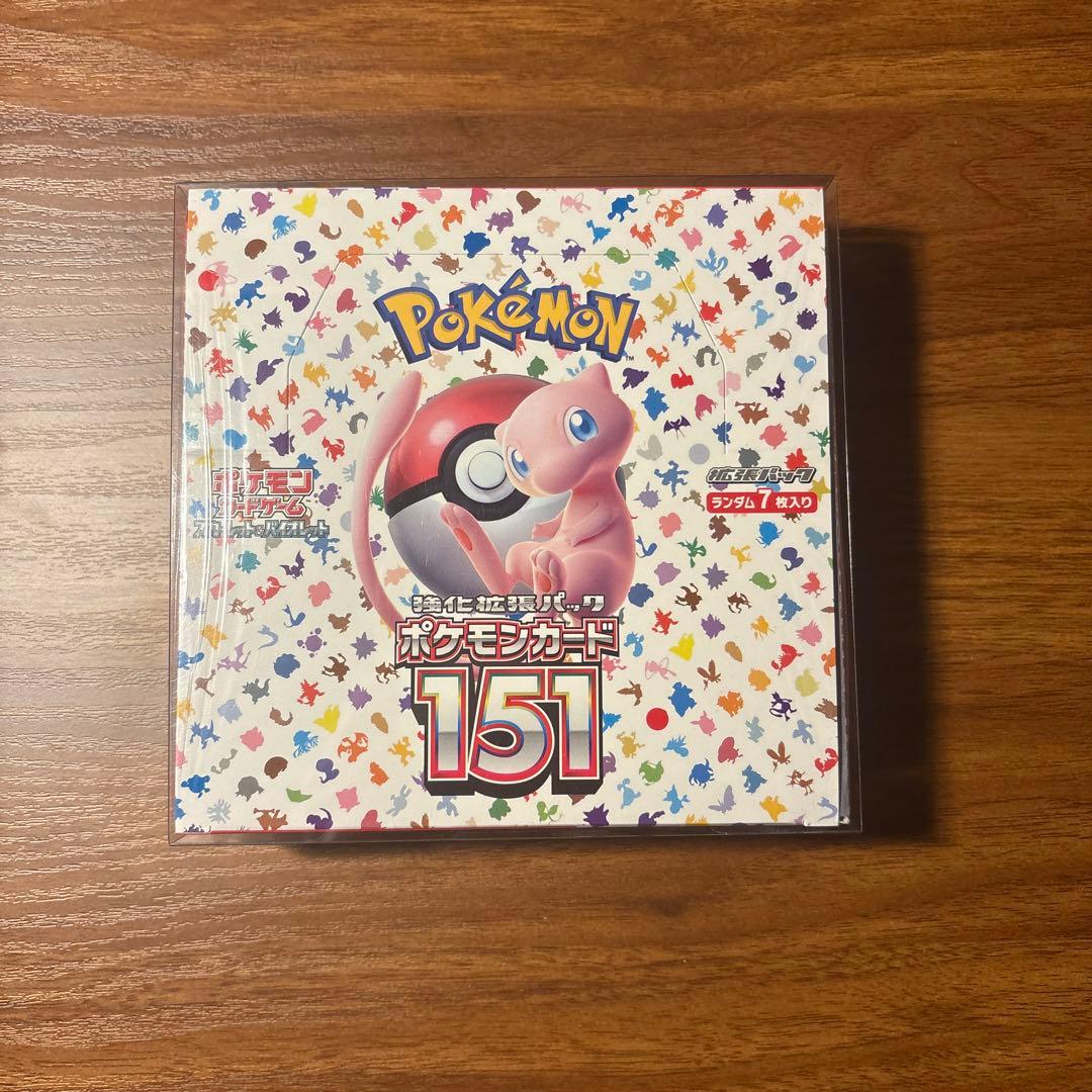 151box シュリンク付き ポケモンカードゲーム ポケモンカード151 BOX シュリンク付き 新品 未