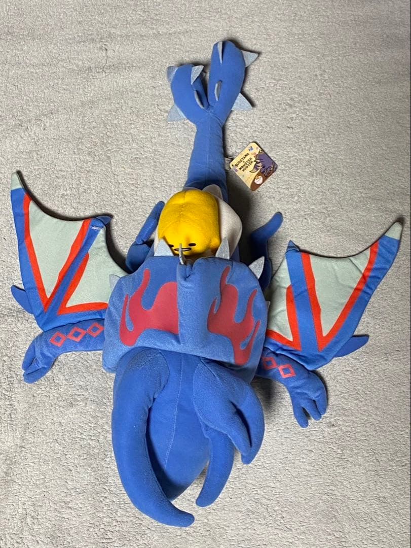 モンハン　鏖魔ディアブロス＆ぐでたま メガジャンボぐでっとぬいぐるみ