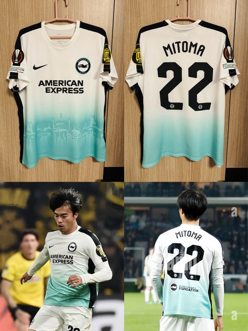 正規品」タグ無しxl (レディースサイズ)ブライトン三笘薫EL仕様