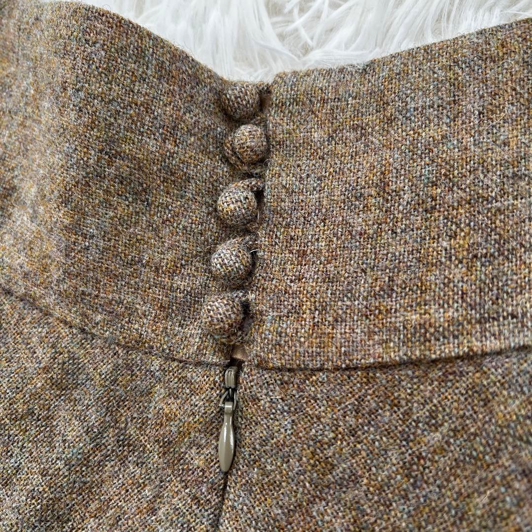 RALPH LAUREN ウールフレアスカート ボリュームデザイン シルク - メルカリ