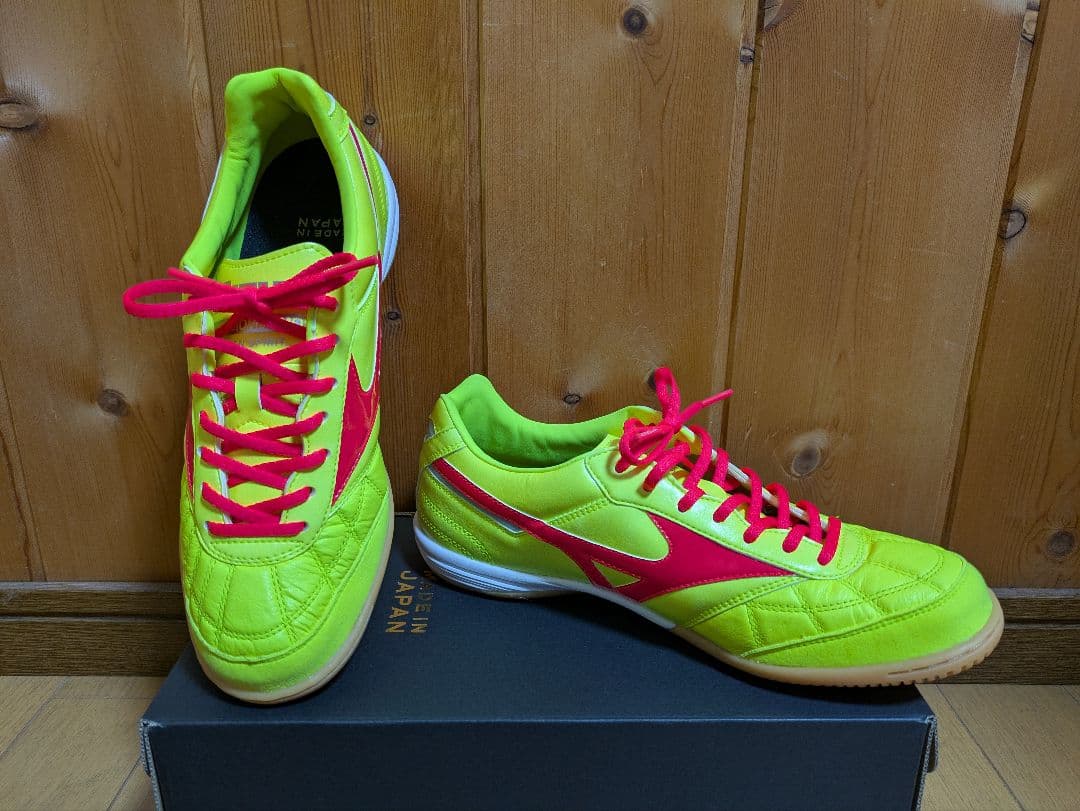 ミズノ モレリア サラ ジャパン IN 24.5cm 試し履き1回のみ 新品同様